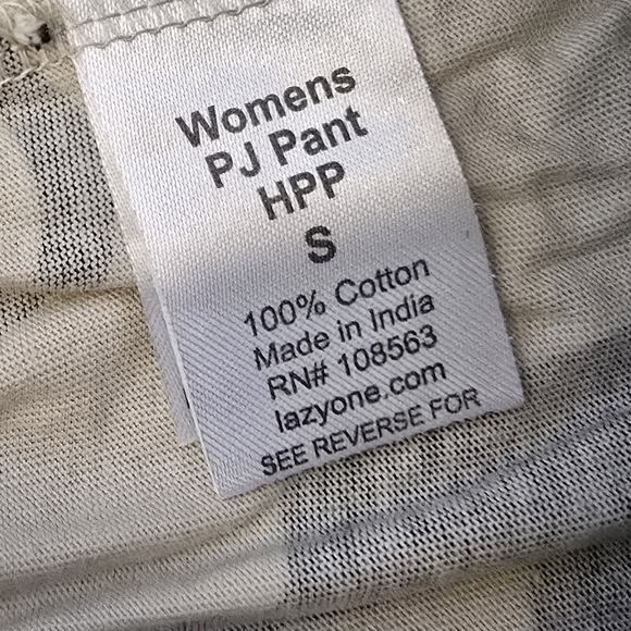 🐈‍⬛️Lazy One Womens Cat Nap Pajamas - Blue and Cream - Picture 4 of 4